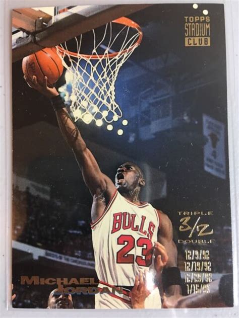 1994 michael jordan card|michael jordan triple double card.